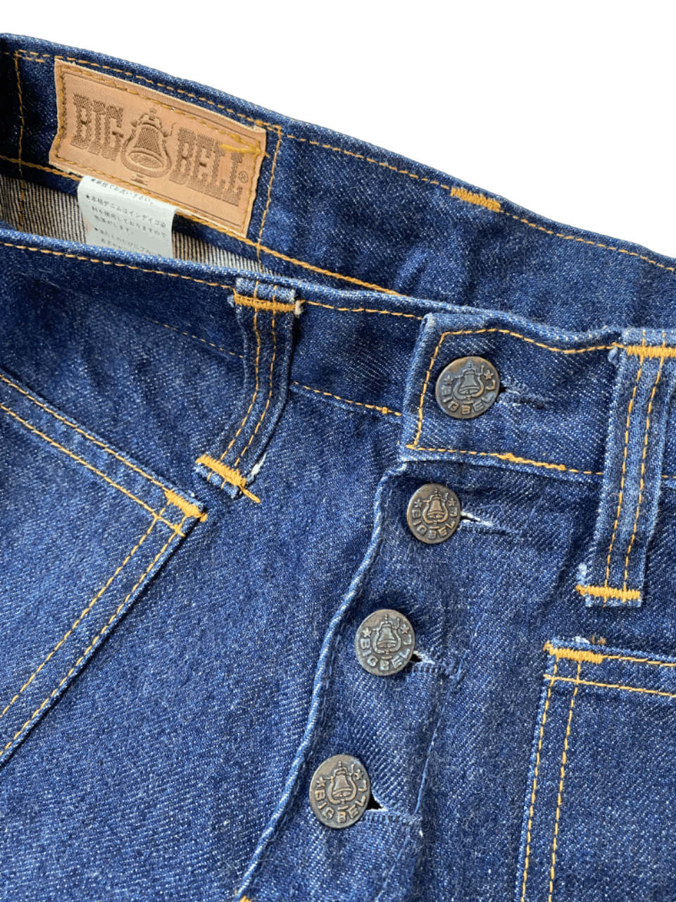 Vintage Vintage Big Bell 80s Deadstock Flared Bush Pants Denim Size US 26 / EU 42 - 7 Thumbnail