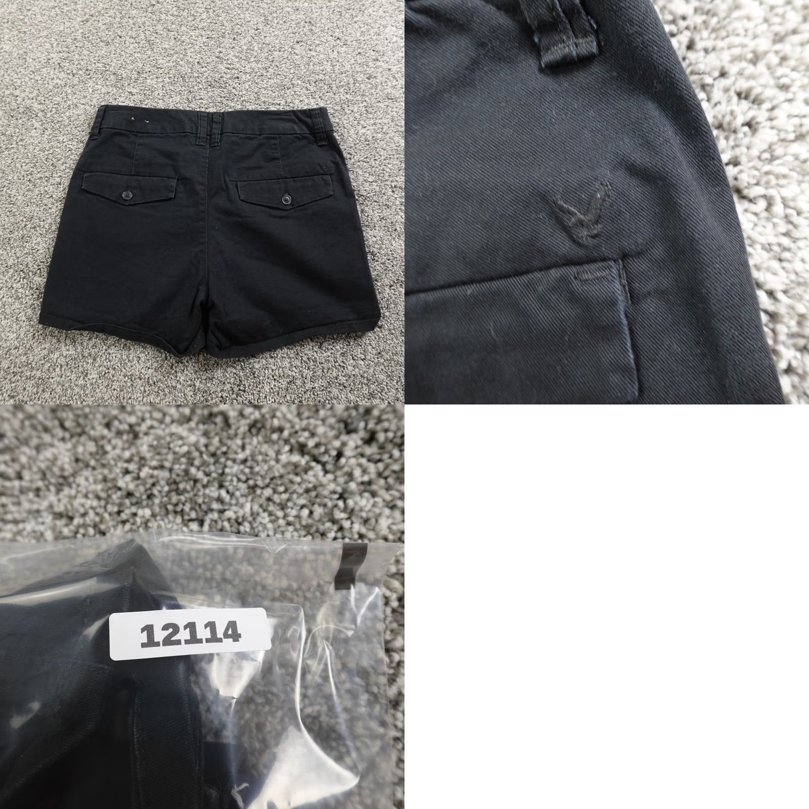 American Eagle Outfitters American Eagle Shorts Womens 8 Black Chino Shortie Micro Stretch Flex Preppy AE Short Womens 8 Black Chino Stretch Size 30" / US 8 / IT 44 - 8 Thumbnail