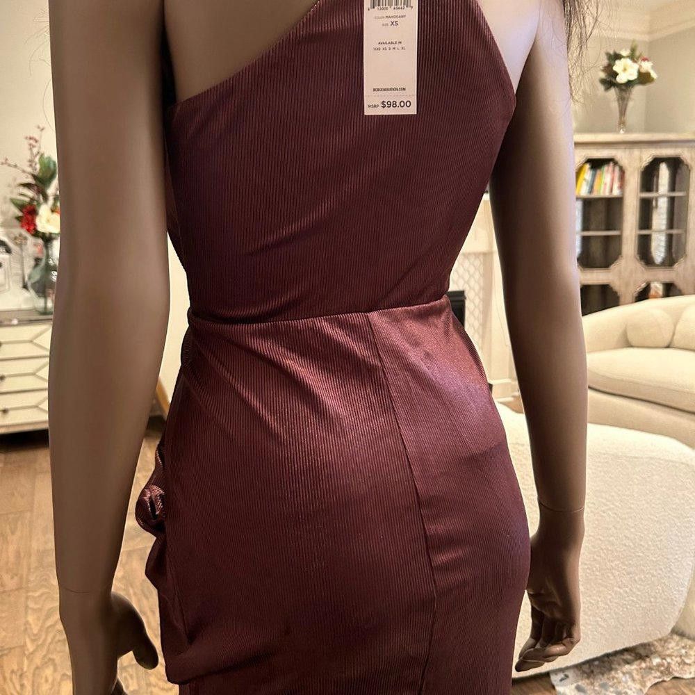 Designer BCBGeneration Drape Pocket Cami Mini Dress Size XS / US 0-2 / IT 36-38 - 7 Thumbnail