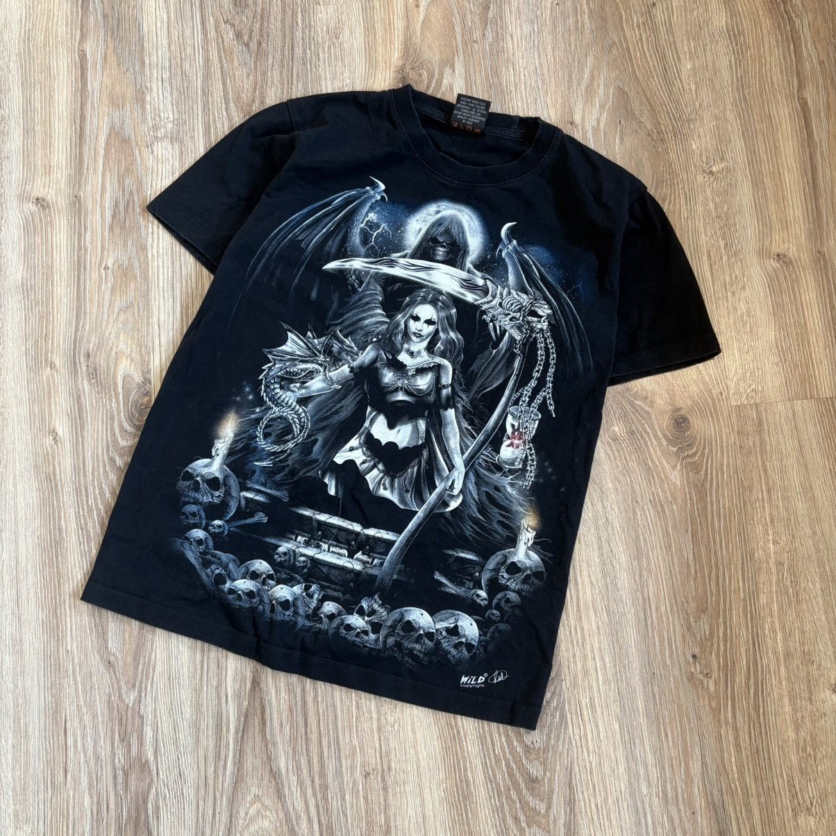 Band Tees Vintage Skeletons Horror men’s t-shirt y2k opium sk8 rap Size US S / EU 44-46 / 1 - 1 Thumbnail