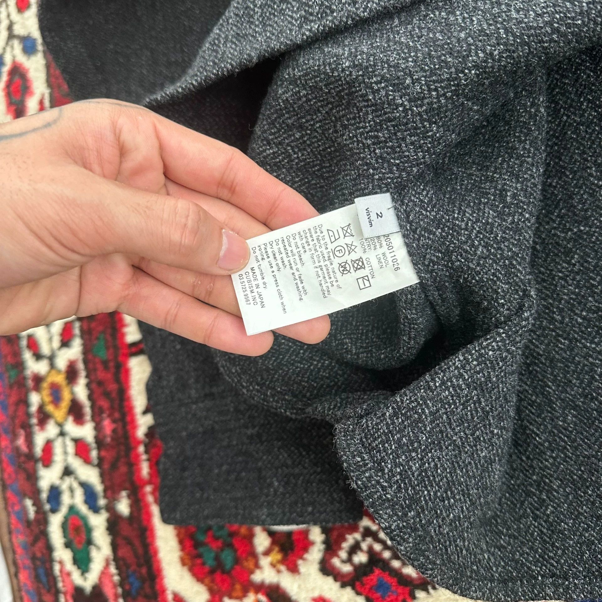Visvim Visvim 17aw Wally Shirt Cotton Linen Size 2 9.5/10+ Size US M / EU 48-50 / 2 - 6 Thumbnail