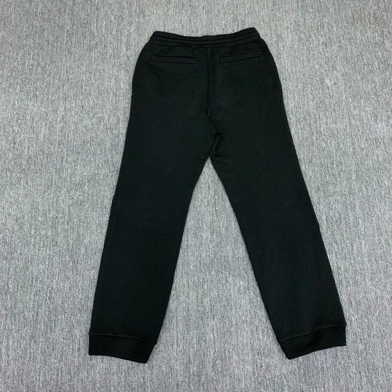 Louis Vuitton Louis Vuitton size l Black dark print and full print slacks Size US 28 / EU 44 - 2 Thumbnail