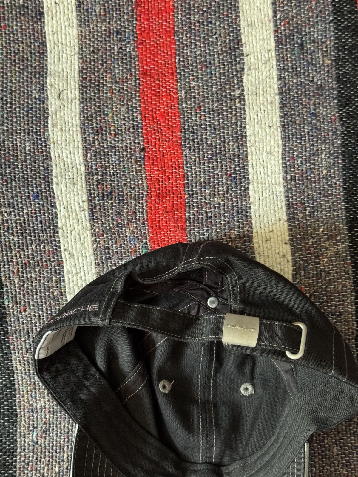Porsche Design Porsche Design y2k “Black” Moto Racing Formula 1 Hat Size ONE SIZE - 4 Thumbnail