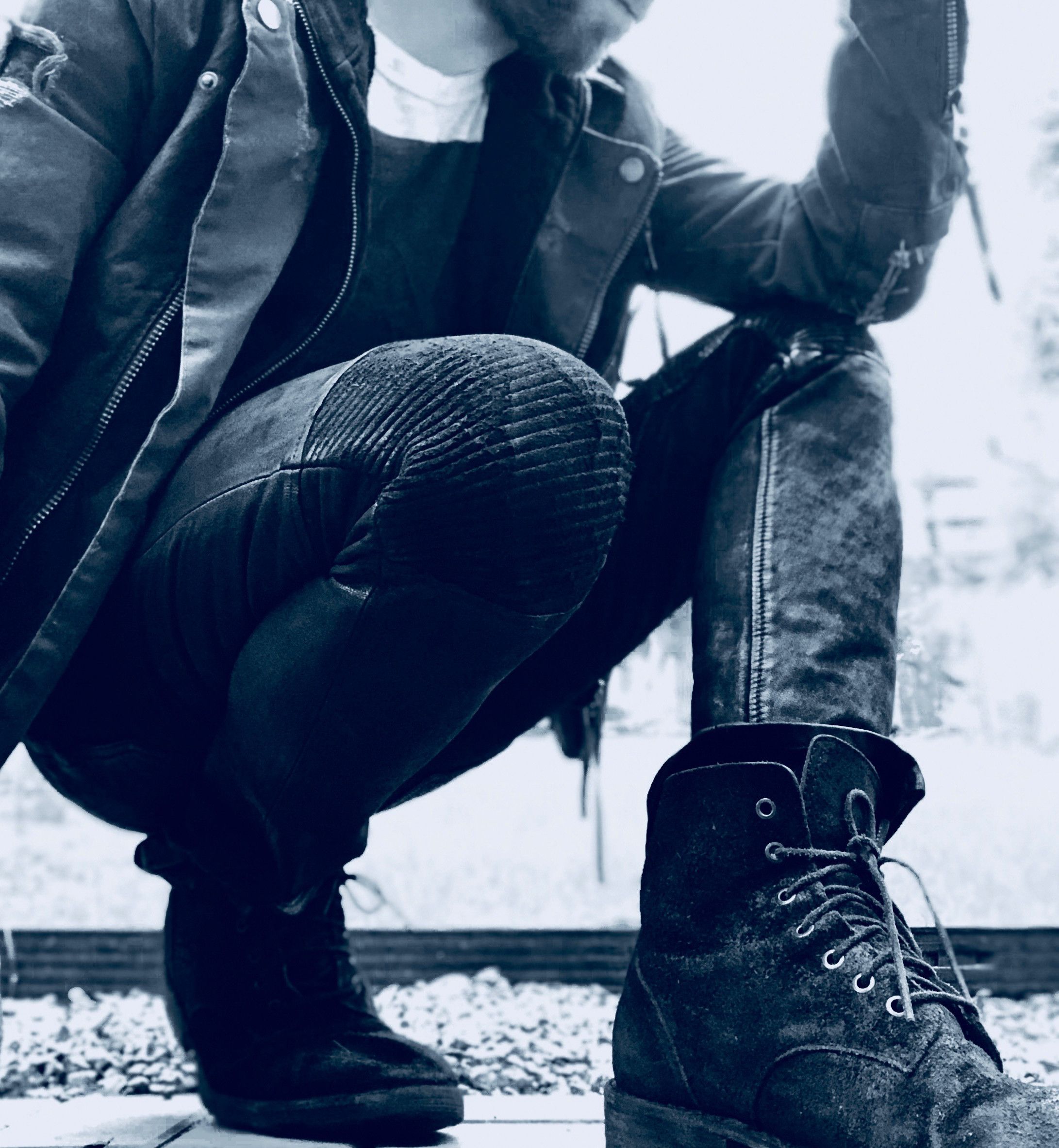 Preach Biker leather pants by Preach, Size S (fits like 32W/30L) Size US 32 / EU 48 - 1 Thumbnail