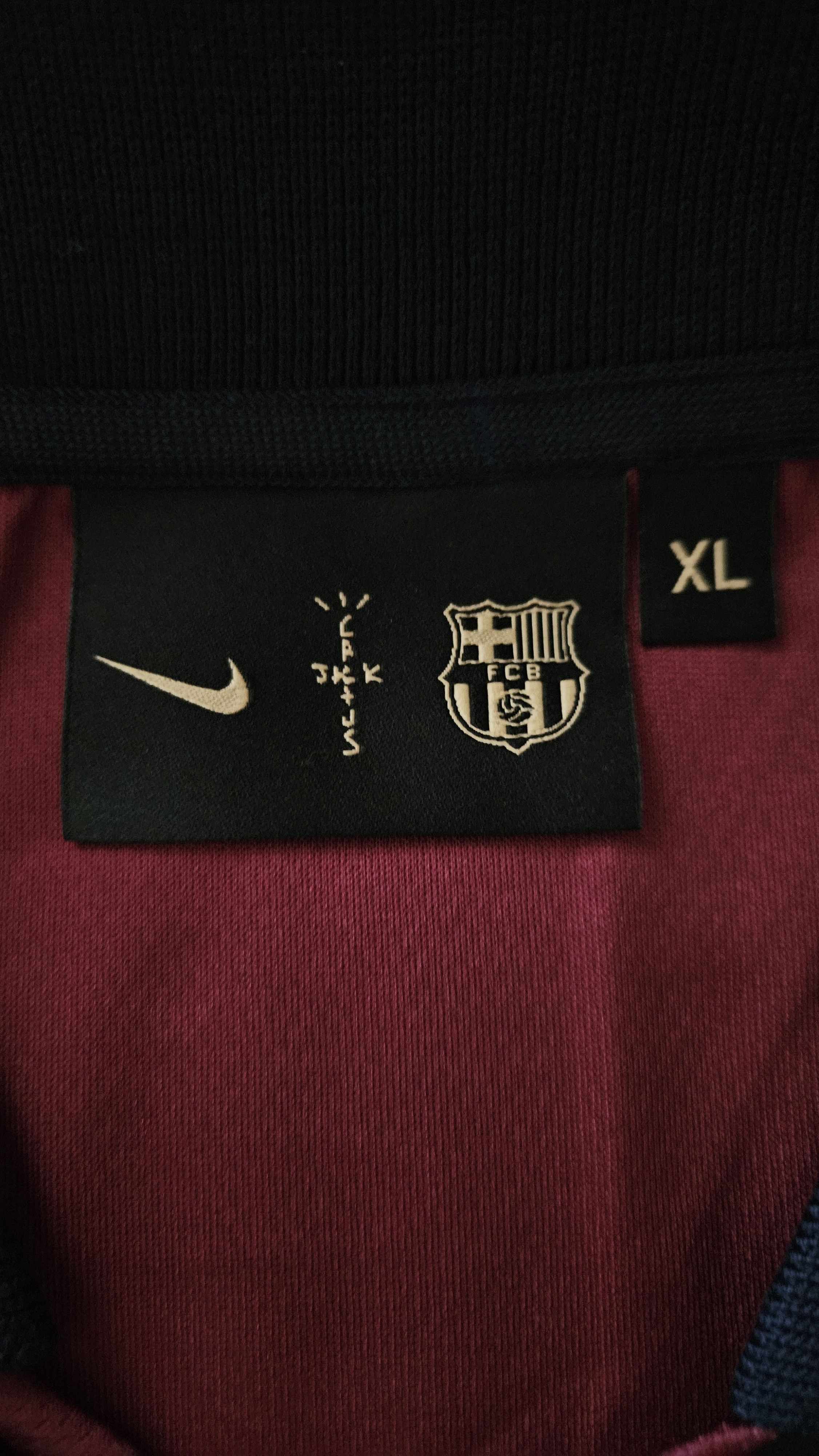 Nike × Travis Scott Cactus Jack x Nike x Fc Barcelona Retro home skeleton jersey Size US XL / EU 56 / 4 - 3 Thumbnail