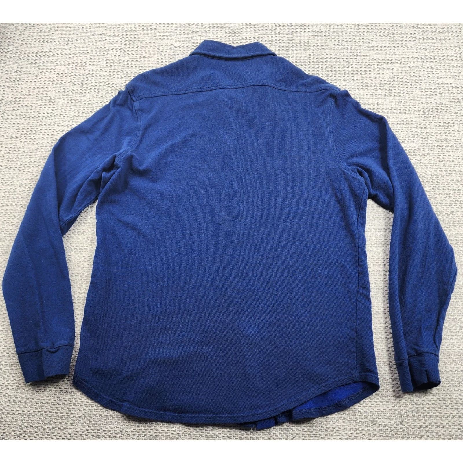 Tailorbyrd TAILORBYRD Shirt Mens Large Blue Long Sleeve Button-Up Knit Cotton Casual Size US L / EU 52-54 / 3 - 7 Thumbnail