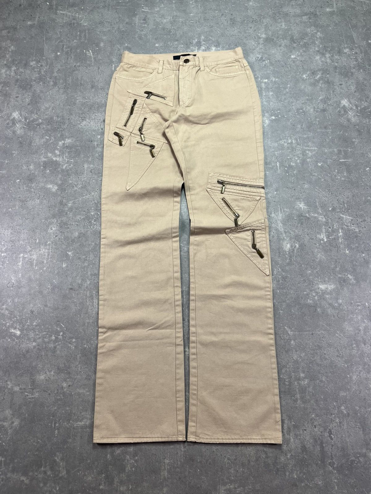 Just Cavalli SS05 Just Cavalli Geometrical Pockets Multi Zipper Pants 44 Size US 30 / EU 46 - 1 Thumbnail