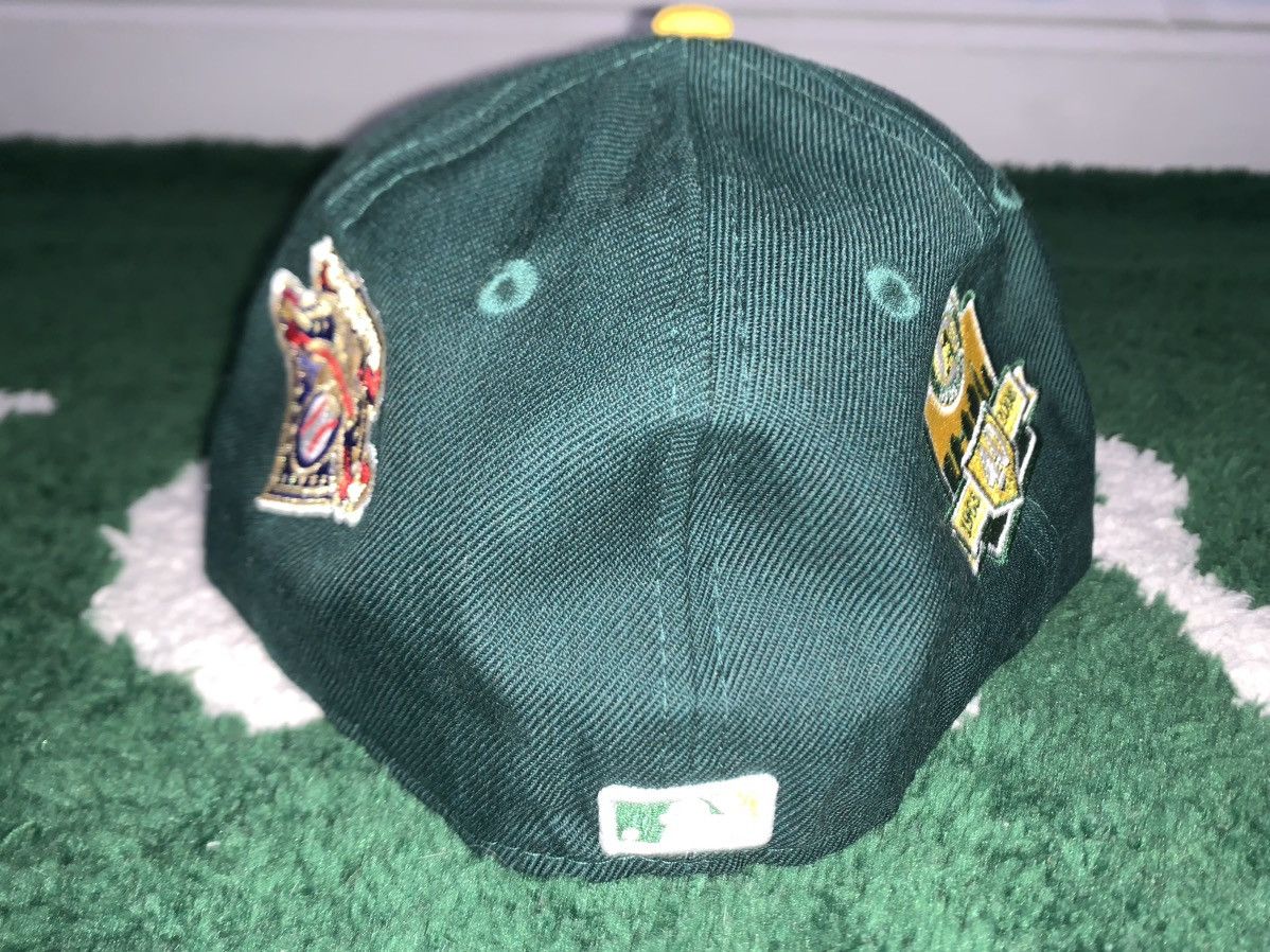 New Era “ A’s “ New Era Fitted Sz.7 1/8 Size ONE SIZE - 3 Thumbnail