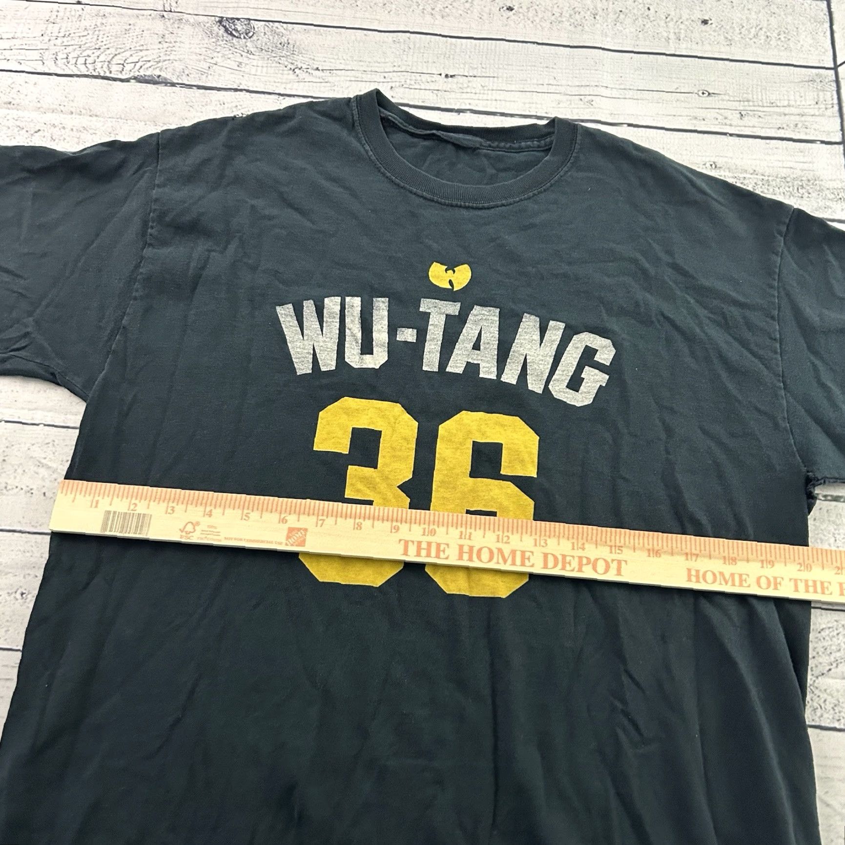 Vintage Wu Tang #36 Ruckus Short Sleeve T Shirt Mens Large Black Size US L / EU 52-54 / 3 - 3 Thumbnail