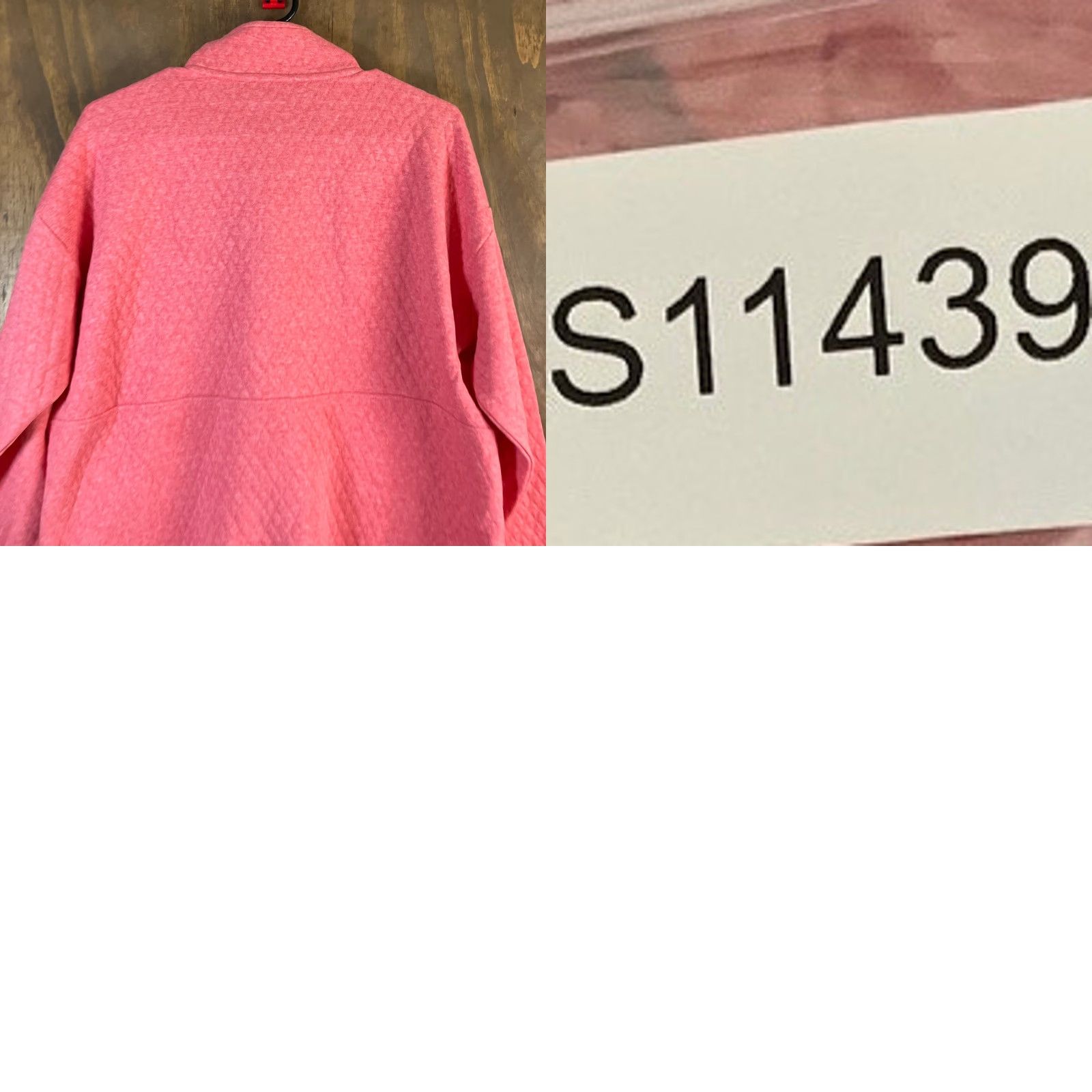 Eddie Bauer VINTAGE Eddie Bauer Womens Sweater Pink 1/2 Zip Quilted Long Sleeve Cotton Blend XL Size XL / US 12-14 / IT 48-50 - 9 Thumbnail