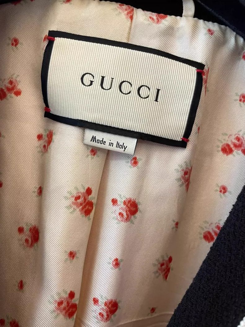 Gucci Gucci Red Jacket with Embroidery Details-2506 Size L / US 10 / IT 46 - 2 Thumbnail