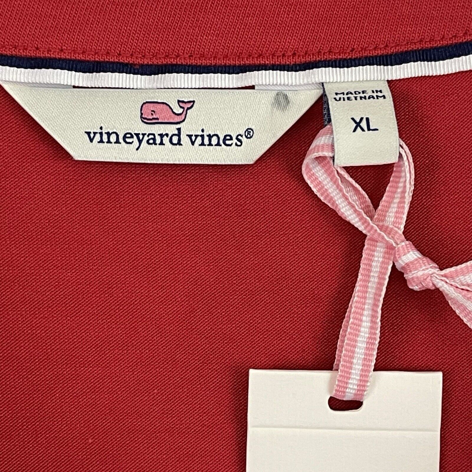 Vineyard Vines Vineyard Vines Shirt Womens XL Red Striped Casual Knit Size XL / US 12-14 / IT 48-50 - 2 Thumbnail