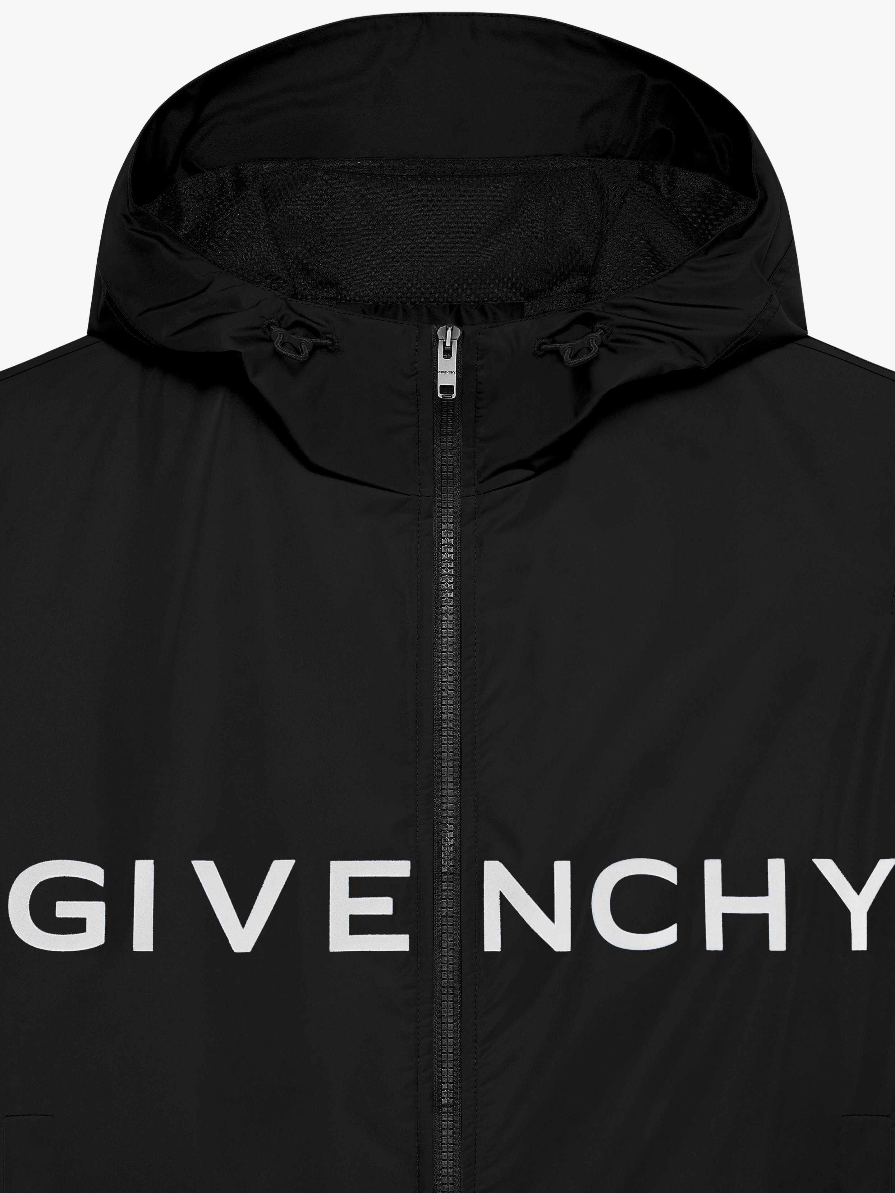 Givenchy o1w1db10925 Windbreaker Jacket in Black Size US M / EU 48-50 / 2 - 5 Thumbnail