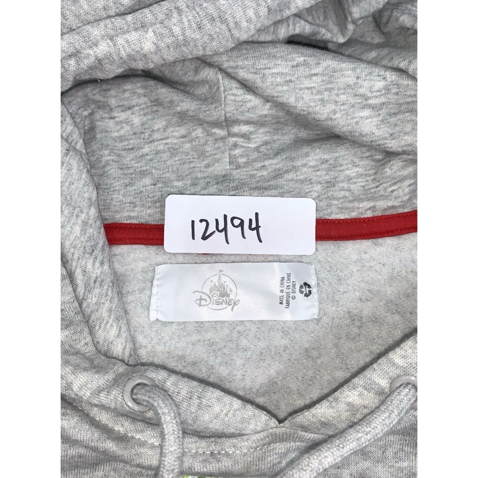 Disney Disney Pixar Character Hoodie Adult S Gray Embroidered Pullover 12494 Size S / US 4 / IT 40 - 2 Thumbnail