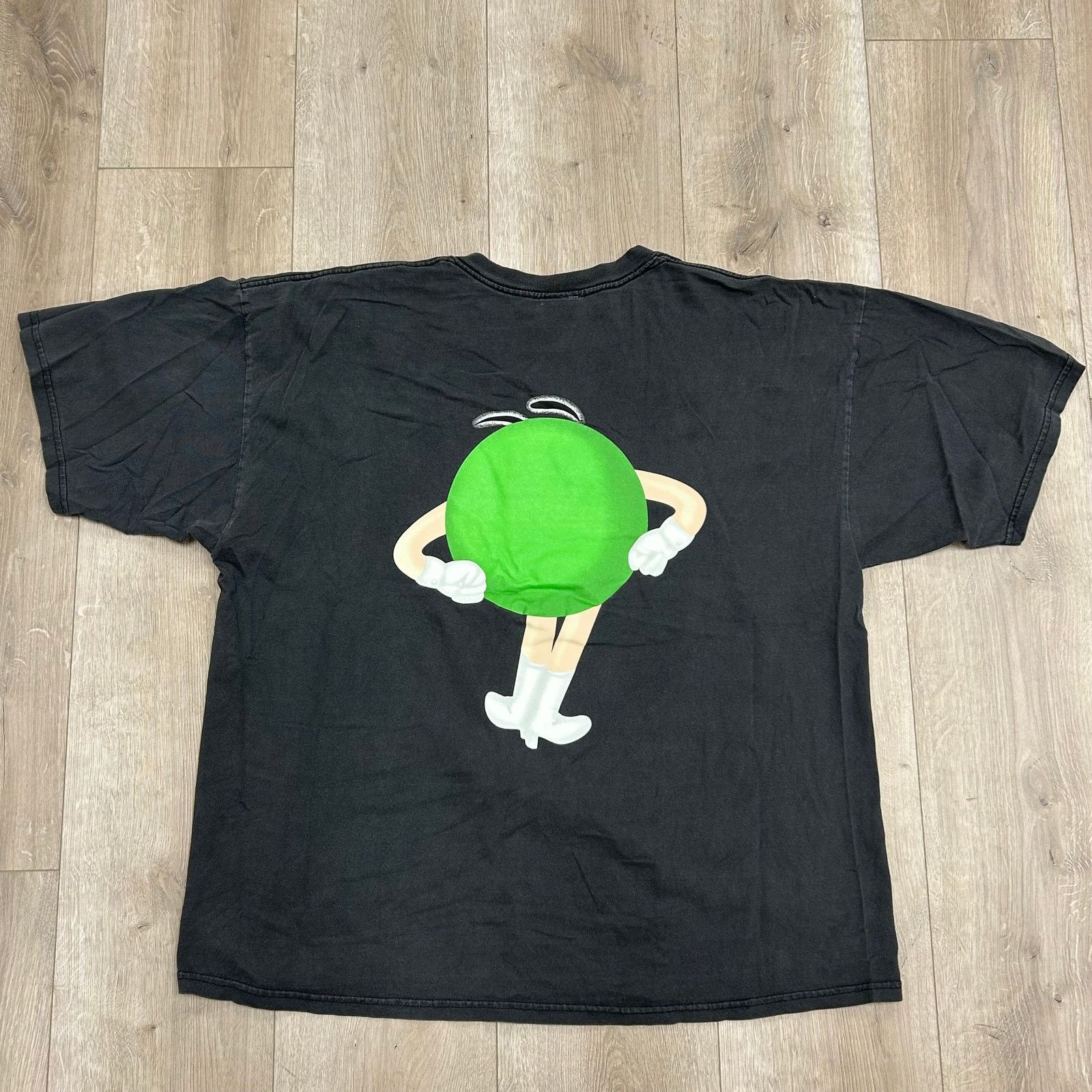 Vintage Vintage M&M Ms.Green Black Tee T Shirt Size XXL 2XL B9 Size US XXL / EU 58 / 5 - 5 Thumbnail