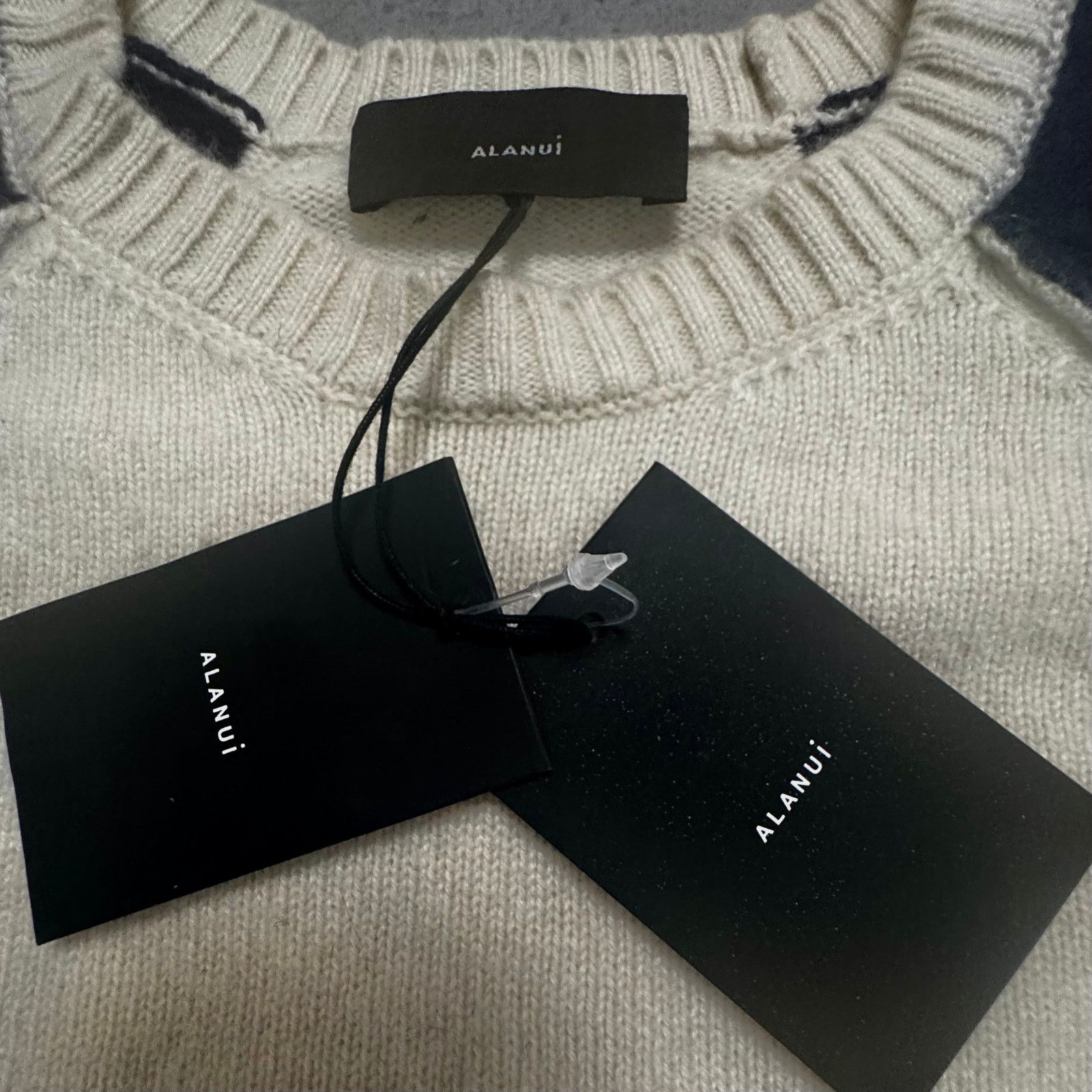Alanui ALANUI: Men's Rider 100% Cashmere Sweater - Size Small Size US S / EU 44-46 / 1 - 8 Thumbnail