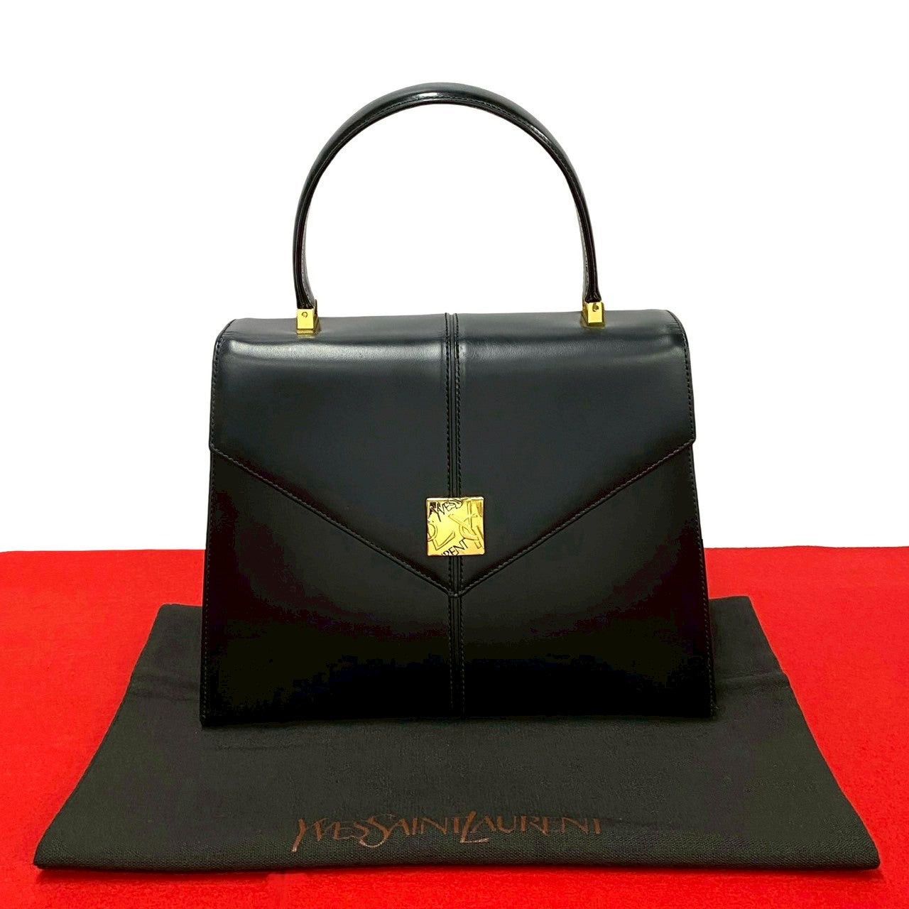 Yves Saint Laurent Yves Saint Laurent Handbag Black Leather Size ONE SIZE - 1 Thumbnail