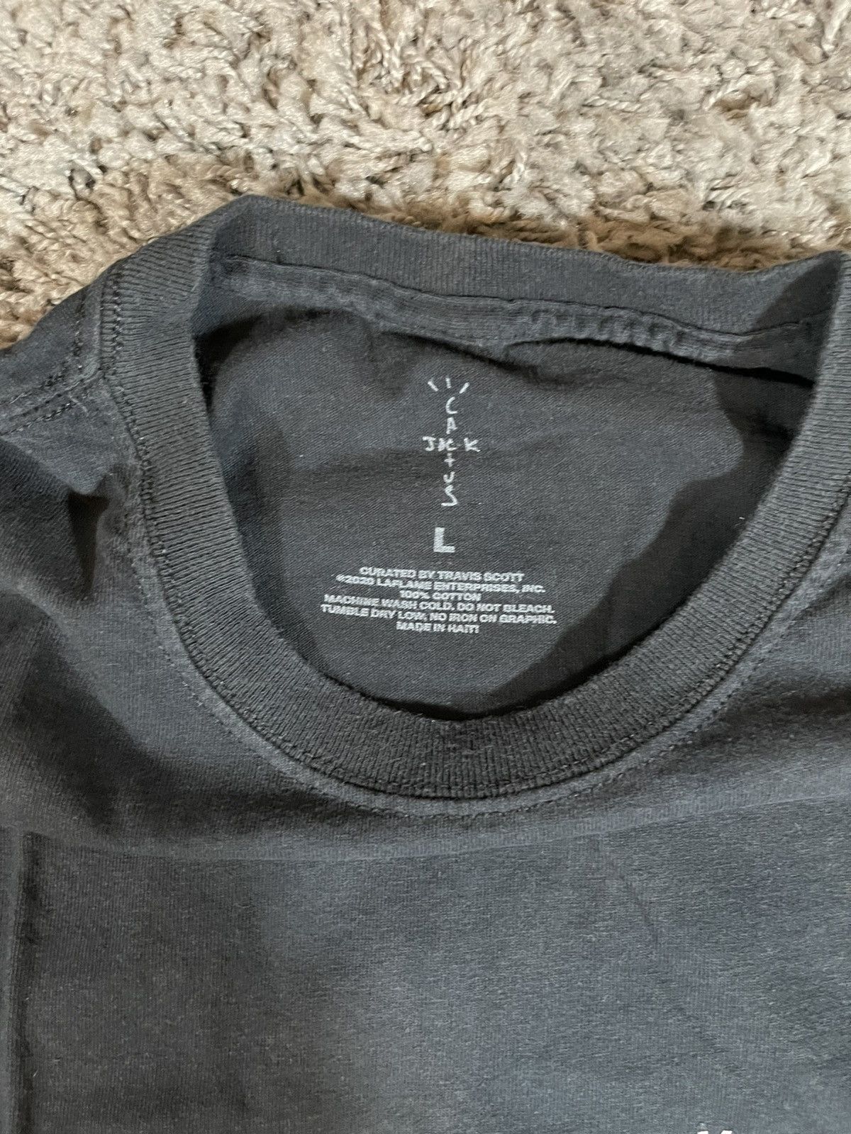 Travis Scott Travis Scott x Fortnite Sicko Event Astronomical Tee Black Size US L / EU 52-54 / 3 - 4 Thumbnail