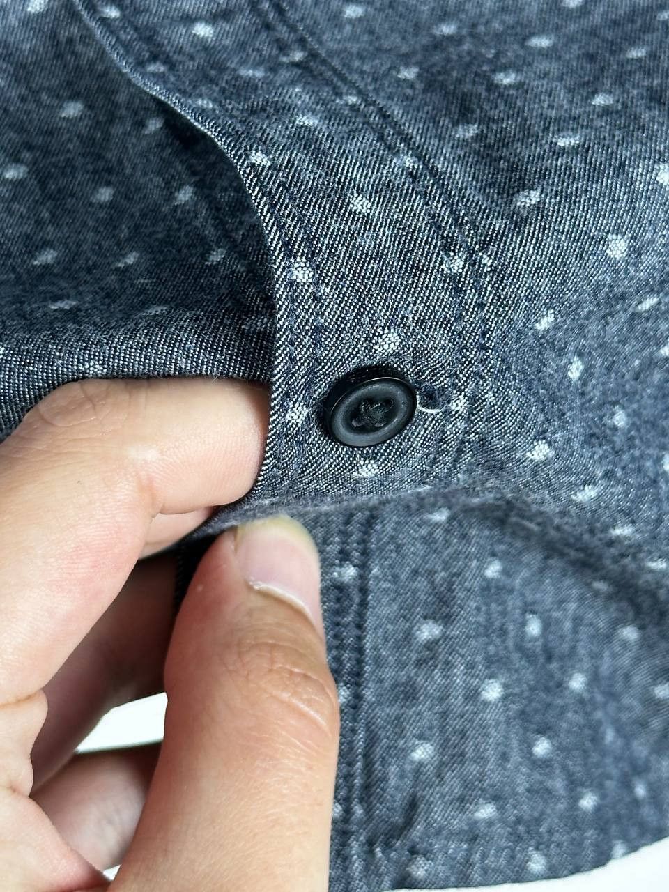 Allsaints Allsaints Dots Print Shirt Casual Formal Size XL Size US XL / EU 56 / 4 - 7 Thumbnail