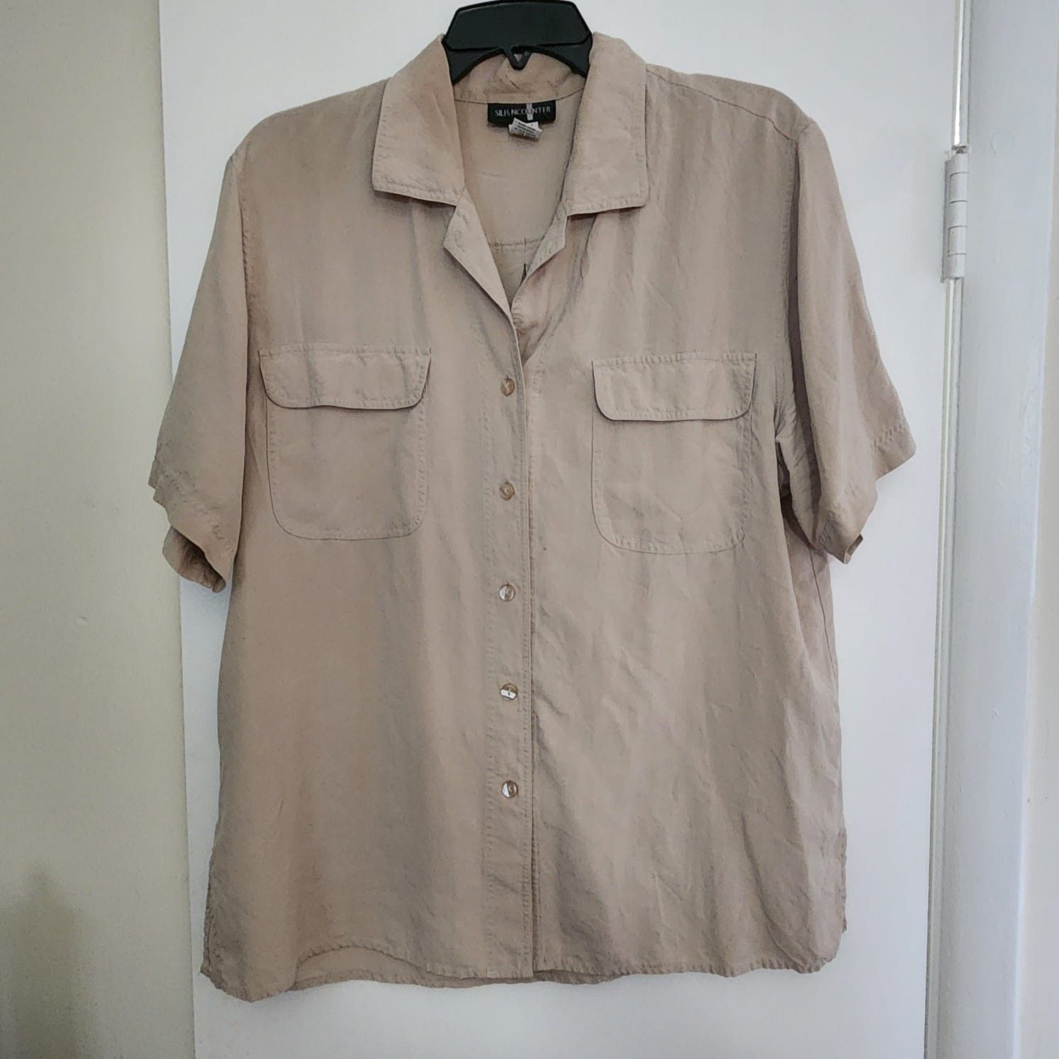 Vintage Vintage Silk shirt Size US L / EU 52-54 / 3 - 1 Thumbnail