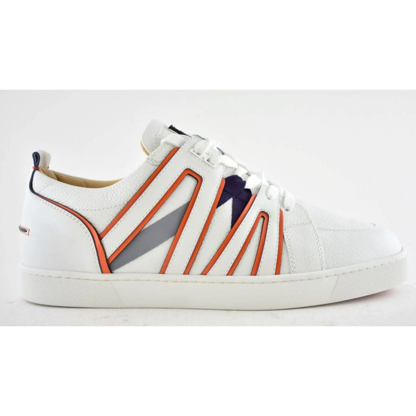 Christian Louboutin Christian Louboutin Men Vida Viva Flat Bianco White Orange Size US 13 / EU 46 - 2 Thumbnail