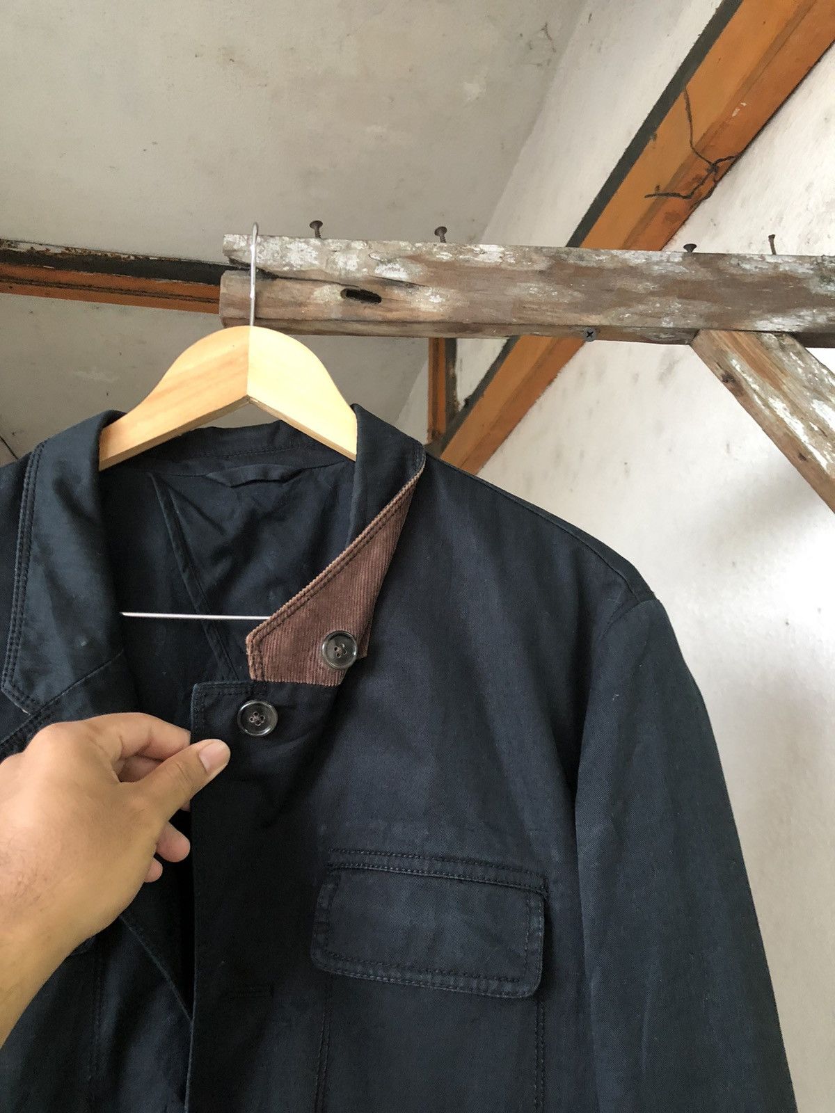 Gap Gap Military Style Pocket Blazer Jacket Like Yohji Yamamoto Size US L / EU 52-54 / 3 - 7 Thumbnail