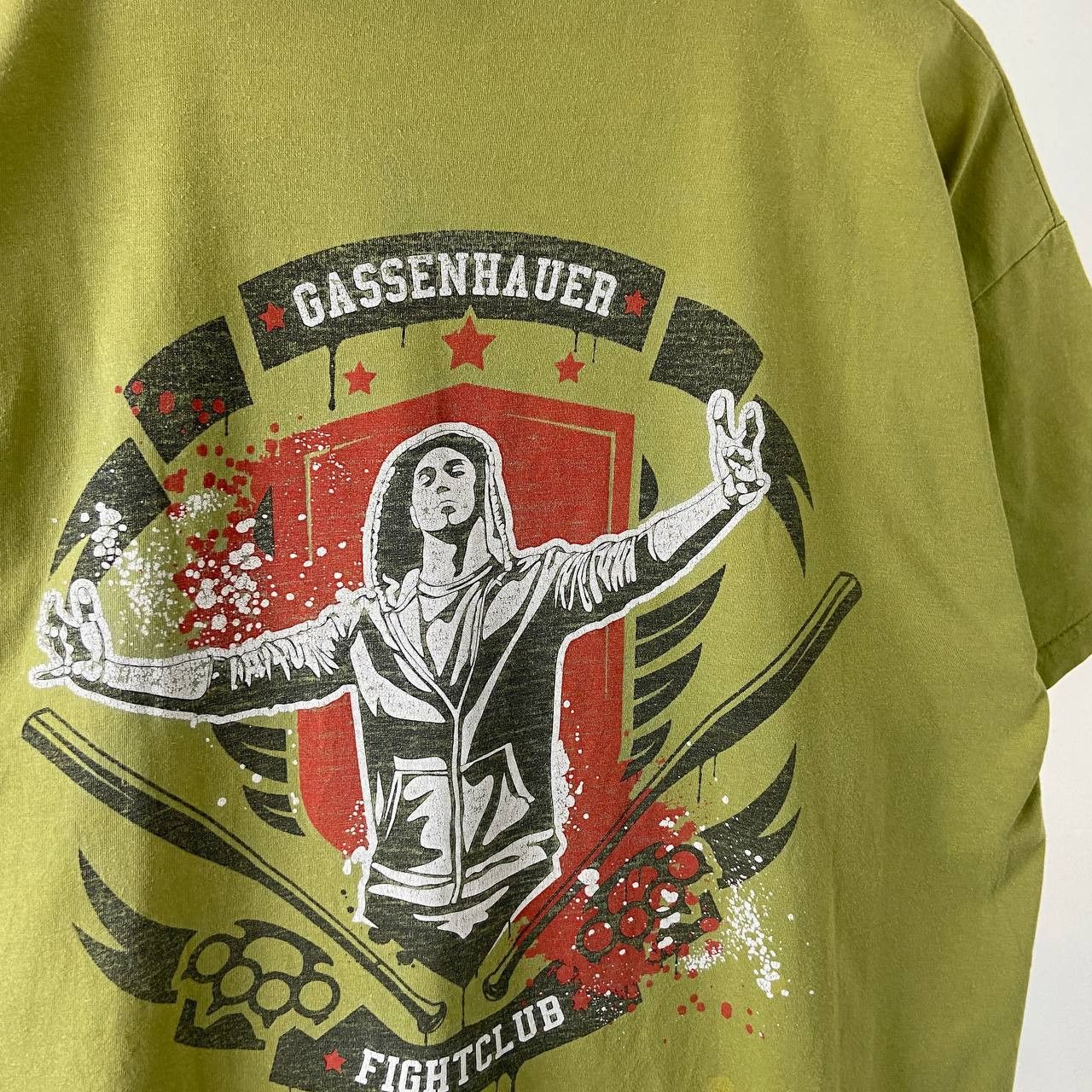 Flight Club Fight Club Spezialist Germany Hooligan Vintage T-Shirt Size US XL / EU 56 / 4 - 4 Thumbnail