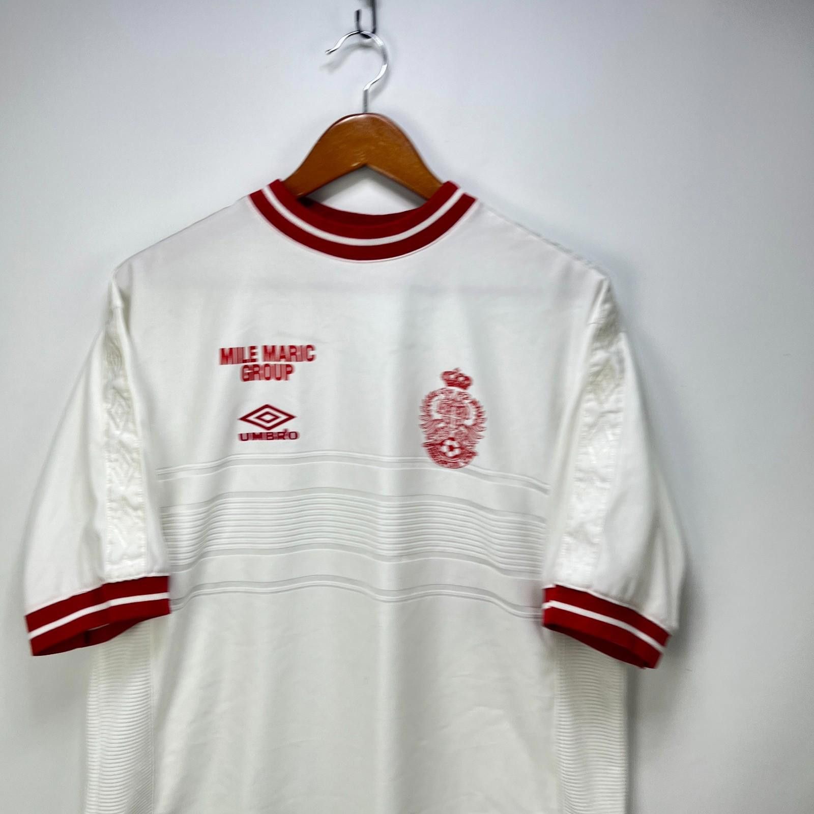 Umbro Vintage 90s Umbro Serbia Football Soccer Jersey Large Size ONE SIZE - 2 Thumbnail