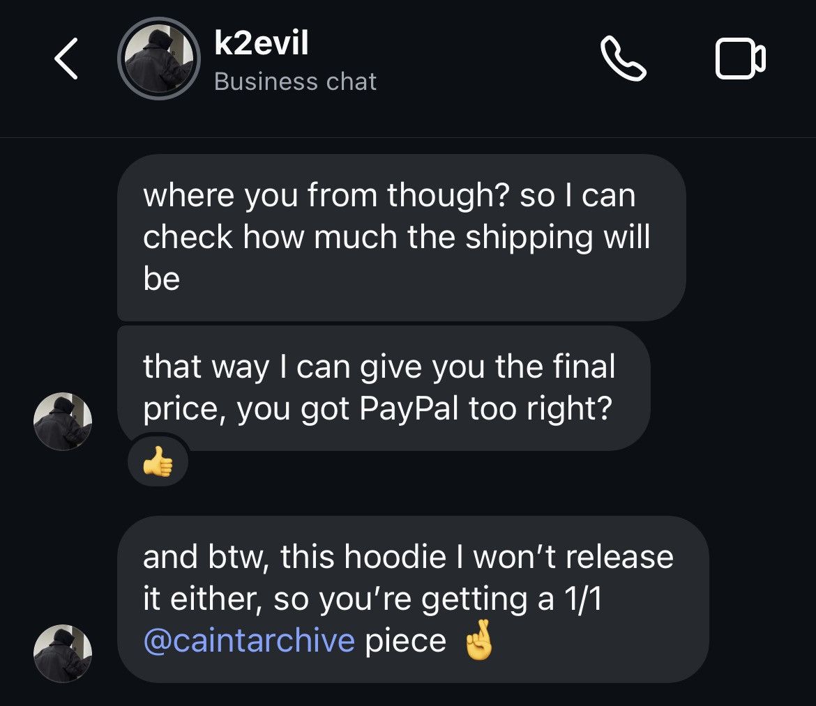Other CAINT ARCHIVE “Русский” Cyrillic Hoodie — Sample Size US XL / EU 56 / 4 - 6 Thumbnail