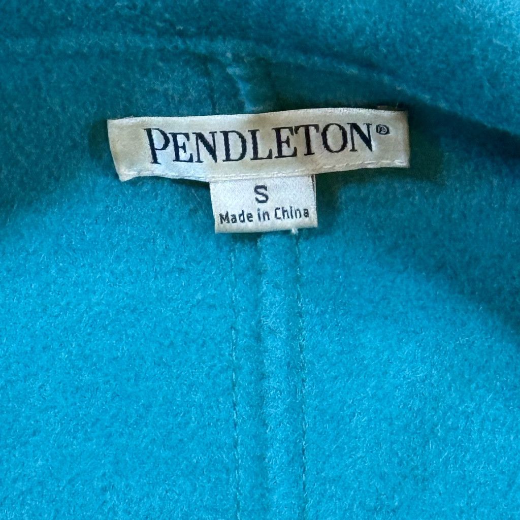Pendleton Pendleton Women’s Wool Jacket S Teal Size S / US 4 / IT 40 - 9 Thumbnail