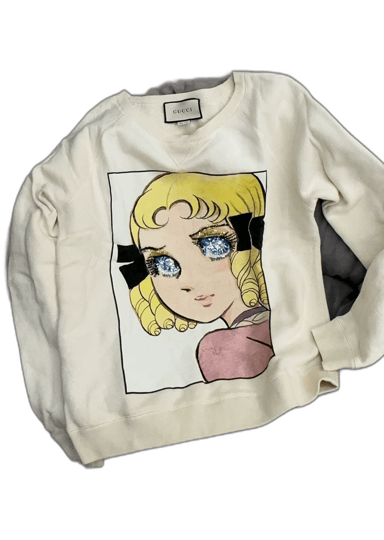 Gucci Gucci Sweatshirt with Floral Print Design Size US S / EU 44-46 / 1 - 1 Thumbnail