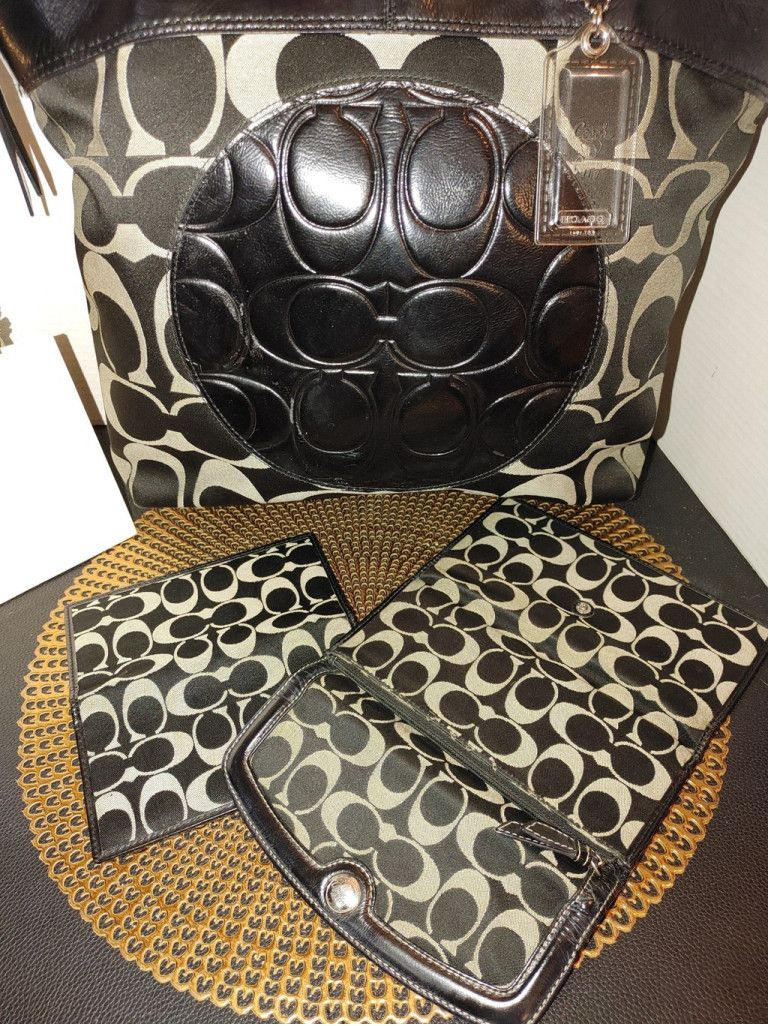 Coach Coach Laura Tote & Wallet Set 18335 Size ONE SIZE - 5 Thumbnail