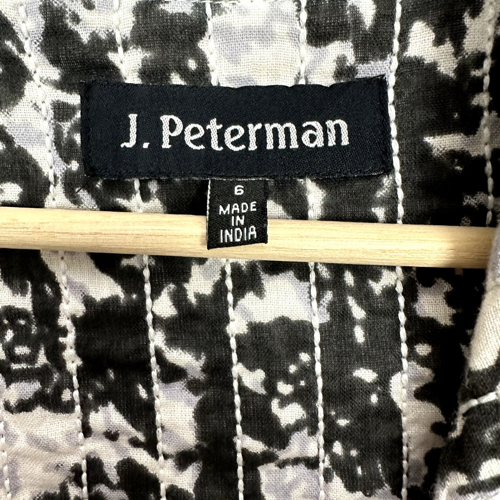 J. Peterman J Peterman Quilted Reversible Jacket Cardigan Art to Wear 6 Size M / US 6-8 / IT 42-44 - 6 Thumbnail