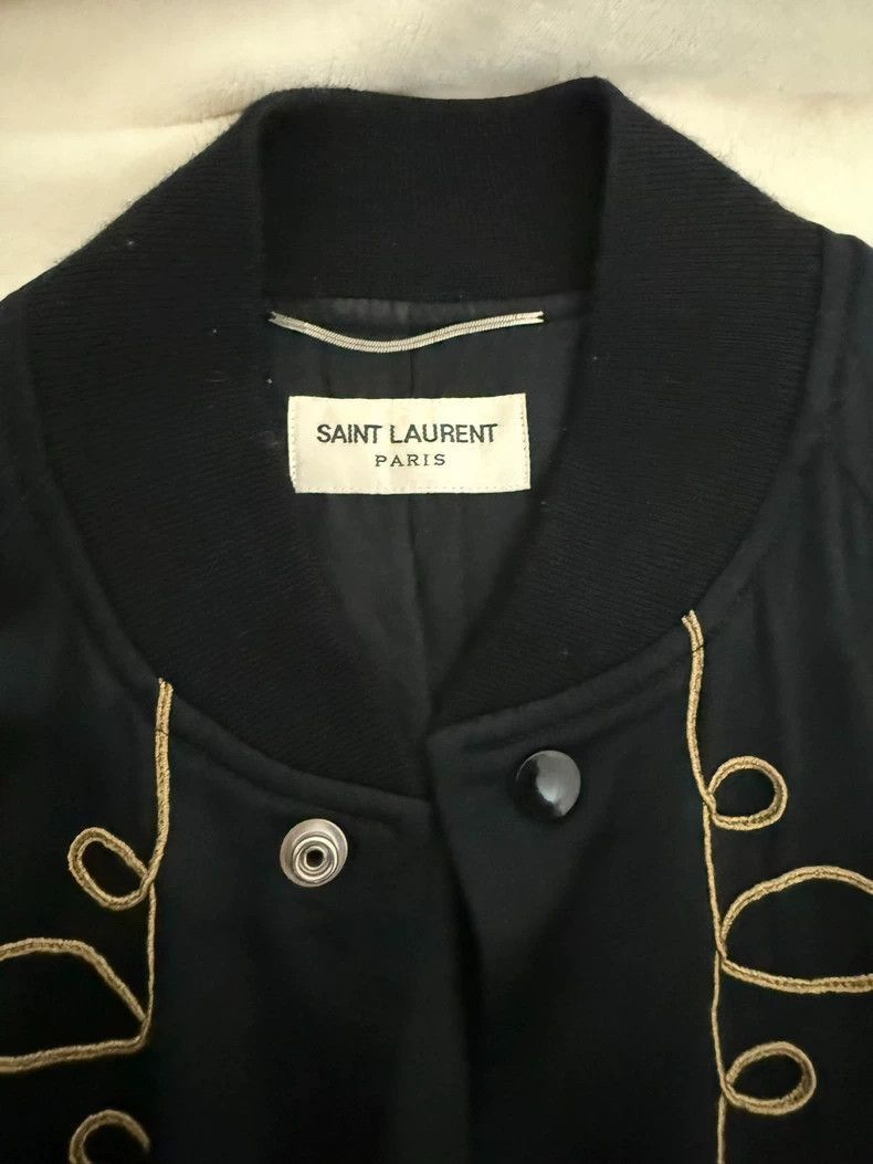 Saint Laurent Paris Saint Laurent Silk Embroidered Court Jacket-2505 Size US L / EU 52-54 / 3 - 5 Thumbnail