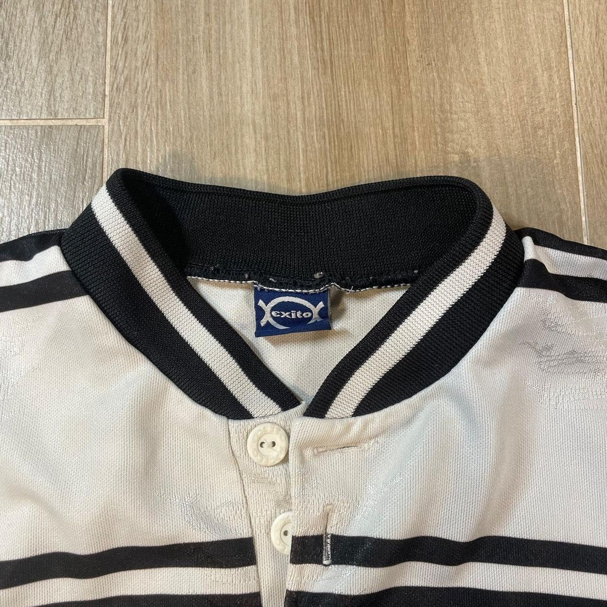 Other Hull FC black and white striped rugby shirt tee vintage 90s Size US L / EU 52-54 / 3 - 9 Thumbnail