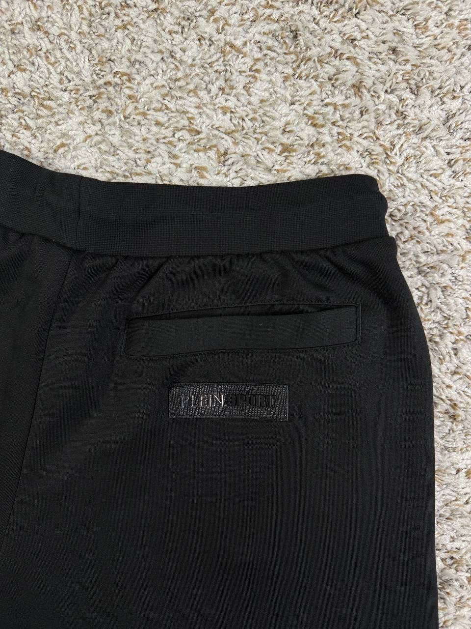 Philipp Plein Plein Sport Print White Logo Black Shorts Size US 32 / EU 48 - 12 Thumbnail