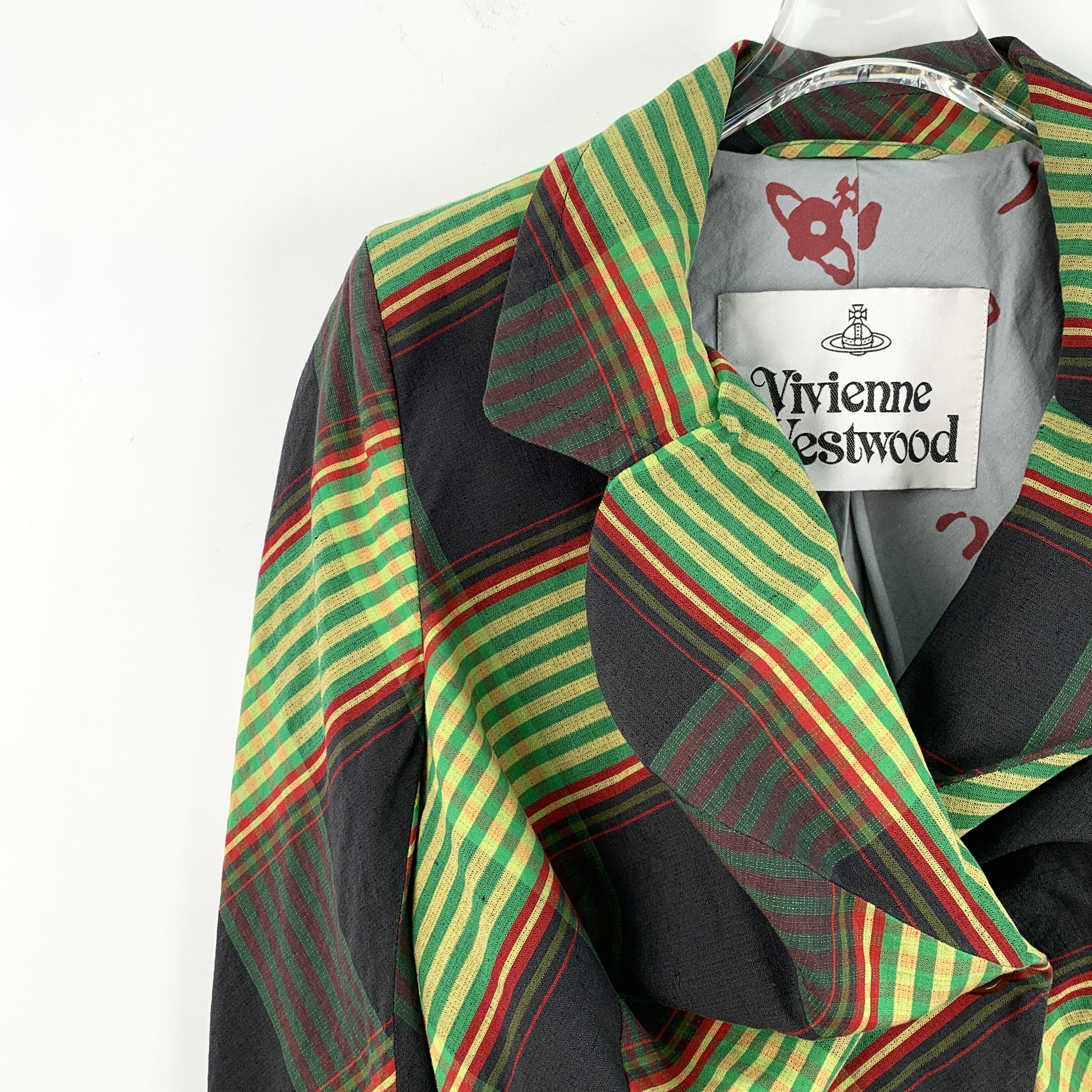 Vivienne Westwood Vivienne Westwood Blazer Plaid Cotton Multi (Size 40) Size S / US 4 / IT 40 - 5 Thumbnail