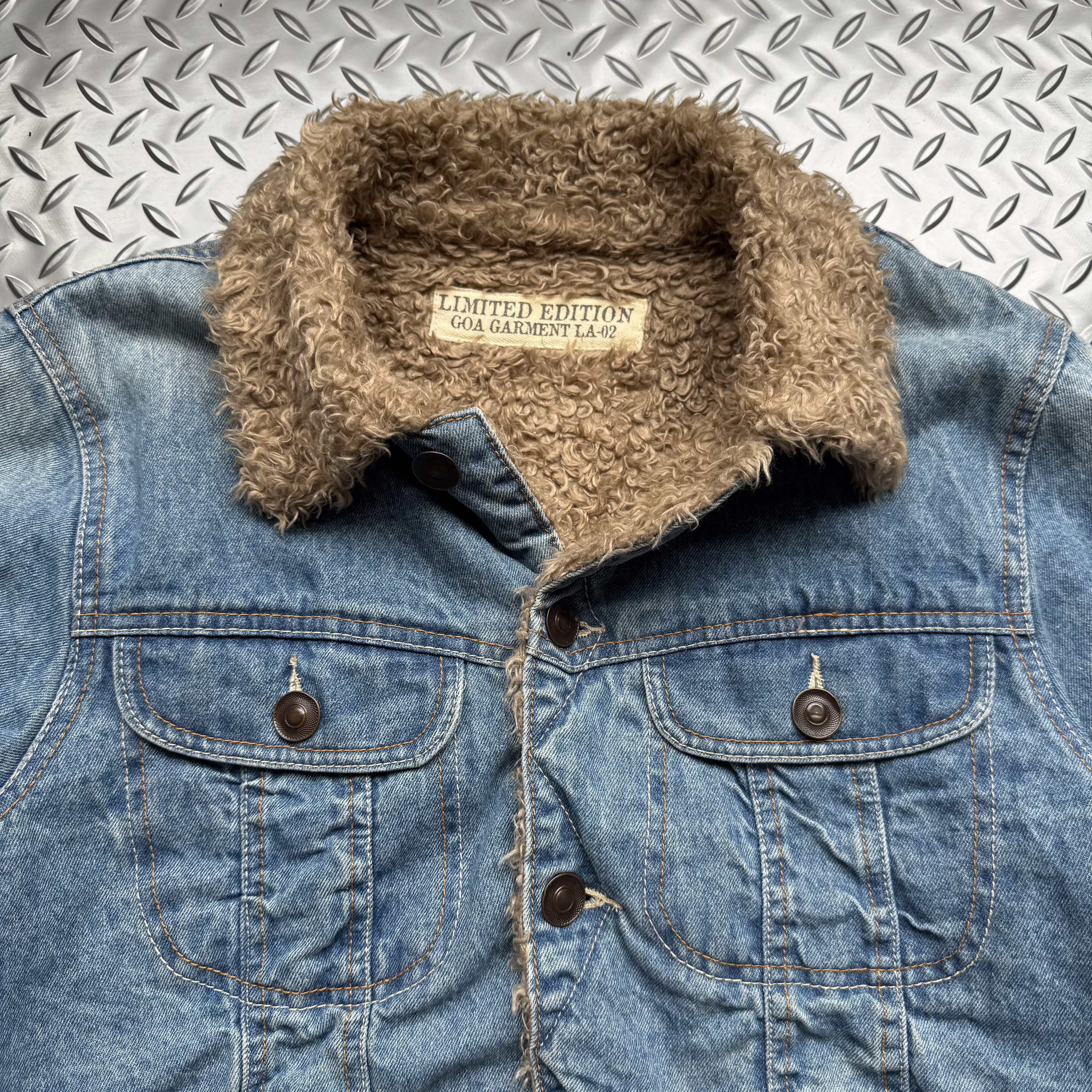 GOA Vintage GOA Denim Shearling Jacket Size US M / EU 48-50 / 2 - 2 Thumbnail