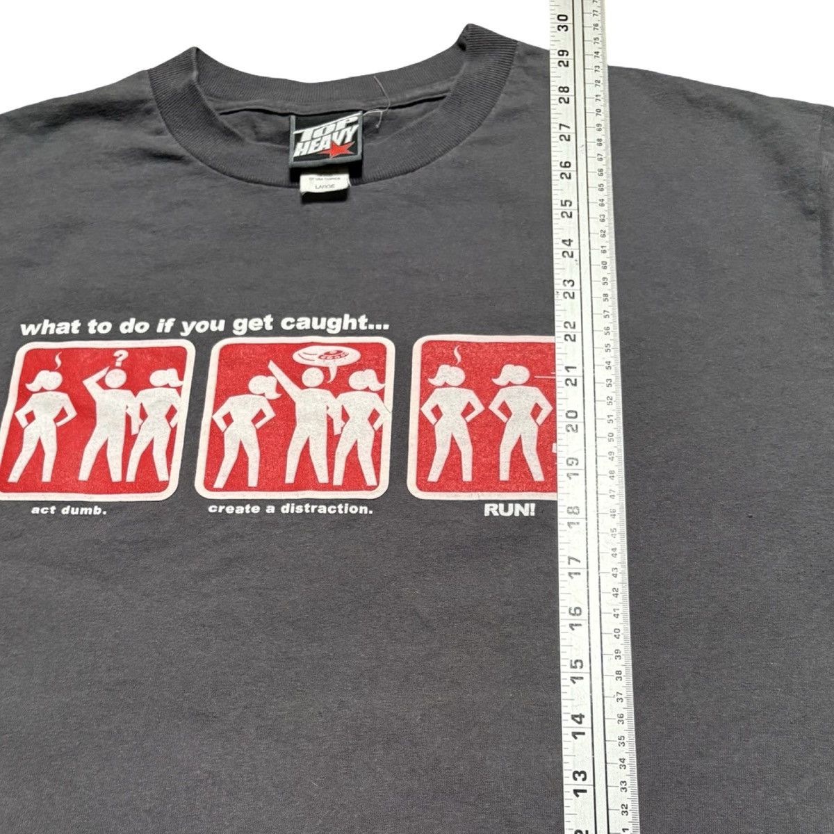 Other Vintage Y2K Top Heavy Naughty Parody T Shirt Men's L Funny Size US L / EU 52-54 / 3 - 5 Thumbnail