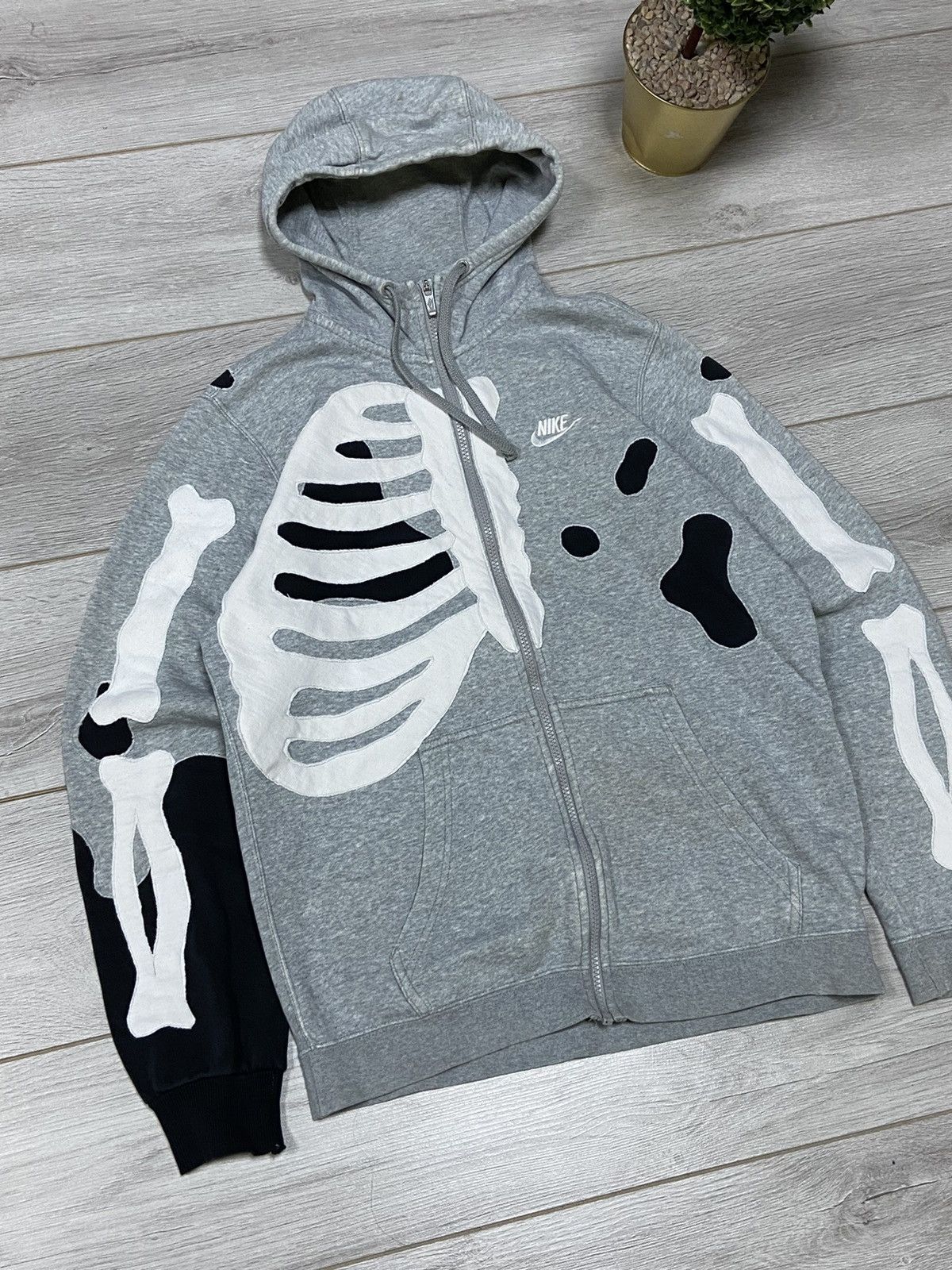 Nike Nike vintage skeleton 1:1 vintage bones hoodie Size US M / EU 48-50 / 2 - 3 Thumbnail