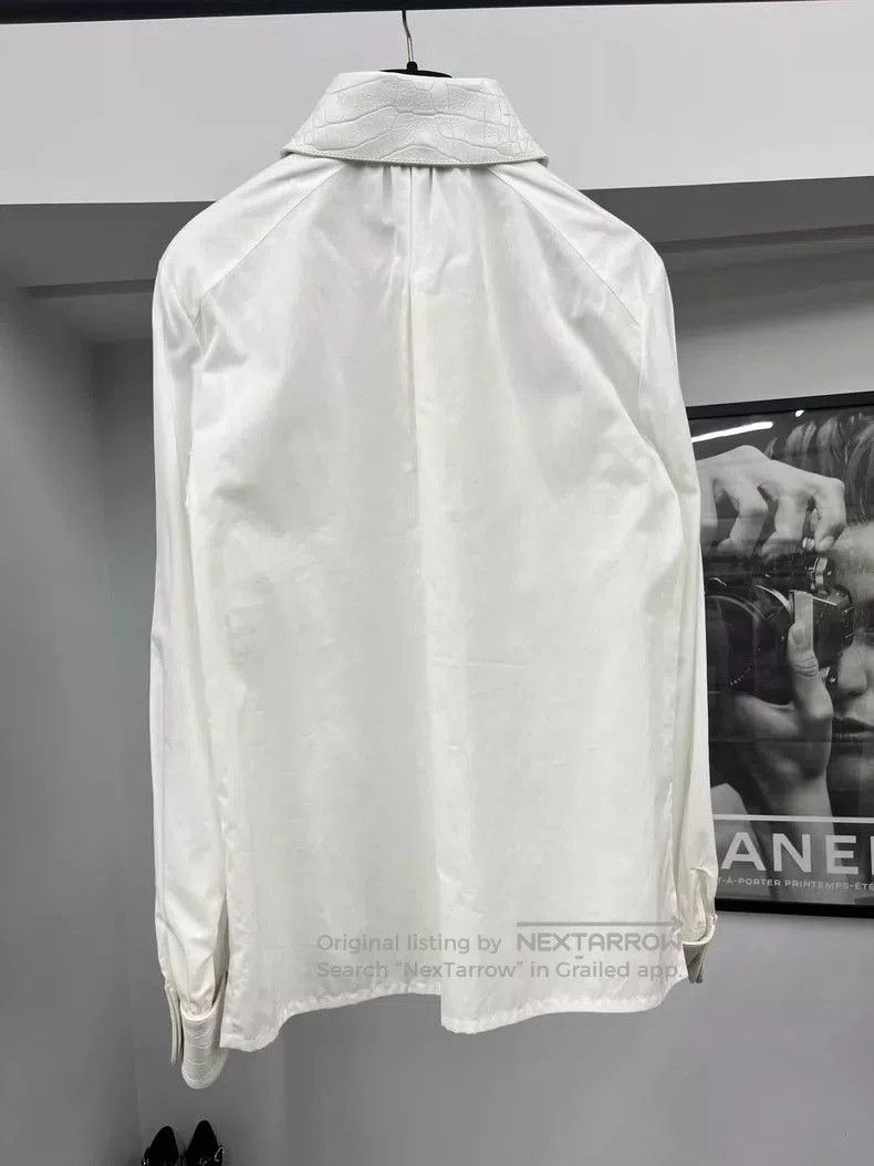 Chanel Chanel Egypt Collection White Collar Shirt. Size US M / EU 48-50 / 2 - 3 Thumbnail
