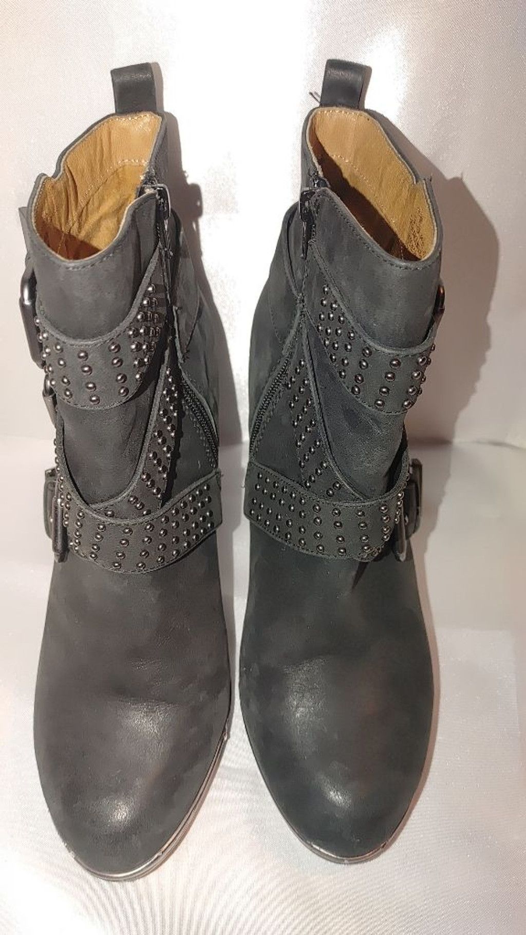 Soffe Sofft Whitney Studded Moto Boots Size 8M Size US 8 / IT 38 - 5 Thumbnail