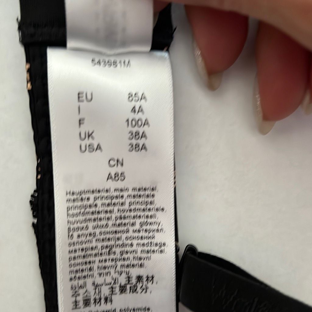 Wolford NWT Wolford W-Print Cup Bra 38A Size ONE SIZE - 10 Thumbnail