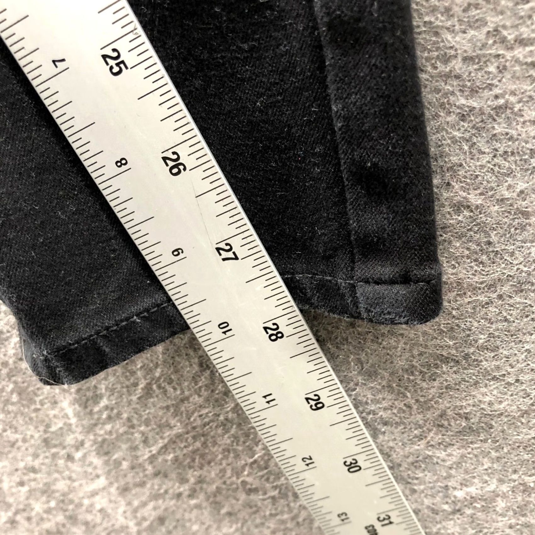 Uniqlo Uniqlo Jeans High Rise Ultra Stretch Ankle Jeans Womens 26 Black Skinny Size 42" / US 20 - 7 Thumbnail