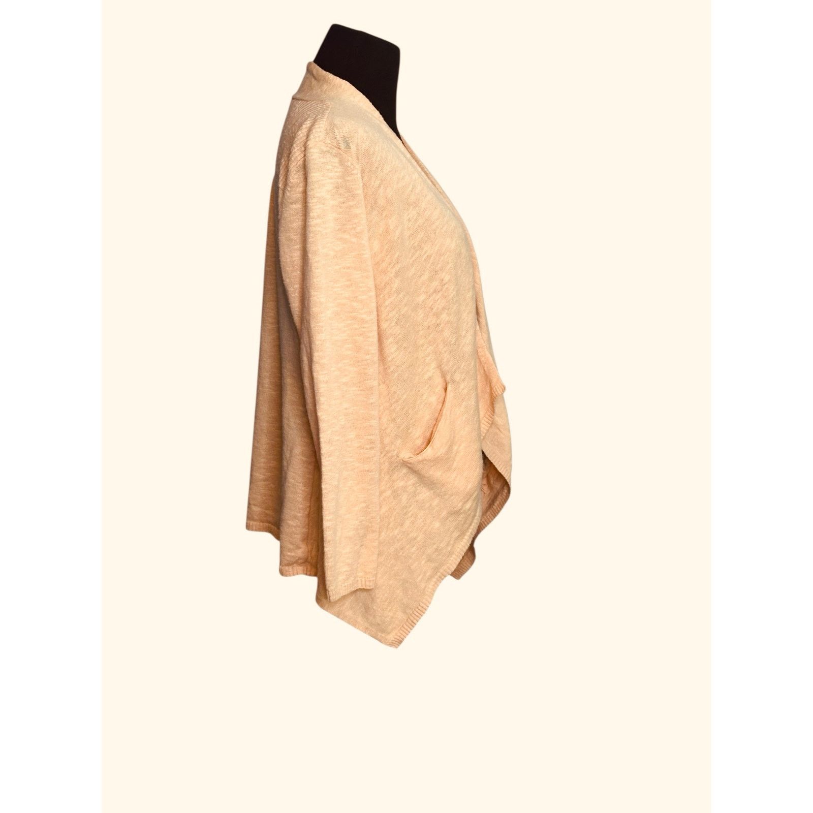 Eileen Fisher Eileen Fisher light orange open front cardigan size PS Size S / US 4 / IT 40 - 7 Thumbnail