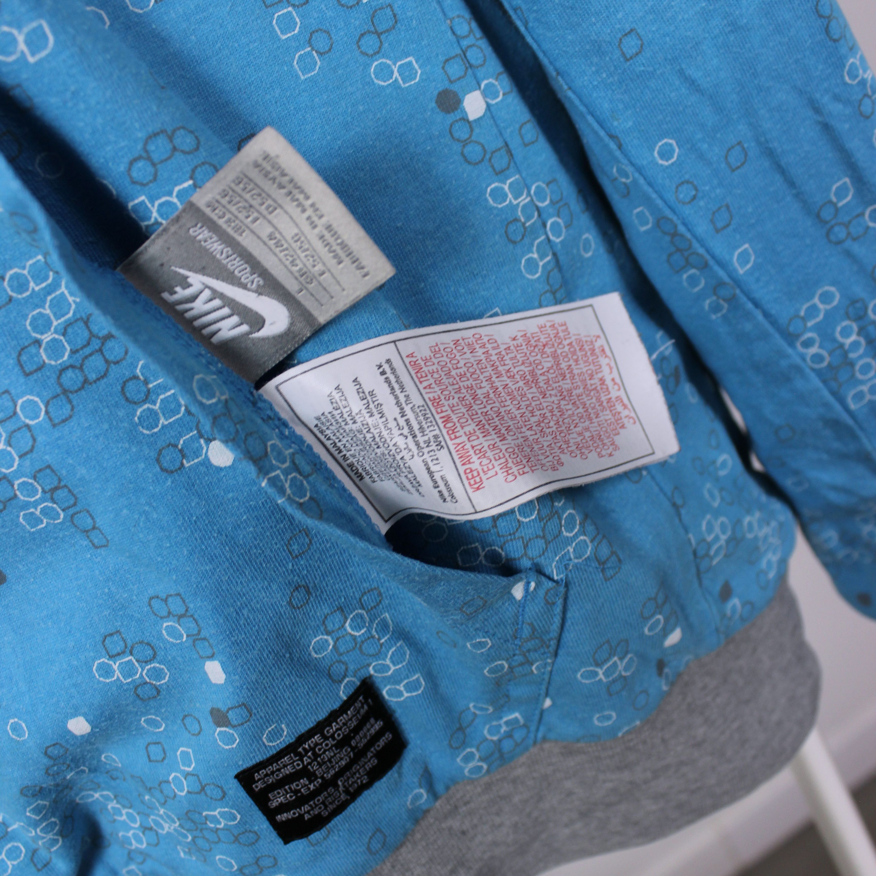 Nike Nike reversible hoodie men vintage drill L XL Size US L / EU 52-54 / 3 - 17 Thumbnail