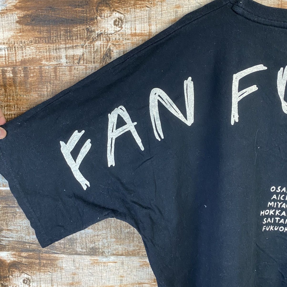 Band Tees DL Fan Fun Fan Black T-Shirt #C1202 Size US XL / EU 56 / 4 - 17 Thumbnail