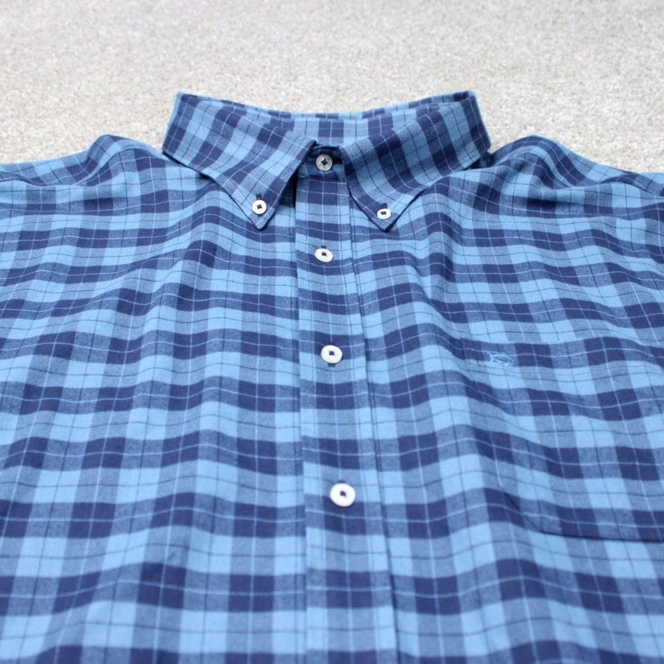 Southern Tide Southern Tide Shirt Mens 2XL XXL Blue Intercoastal Nylon Stretch Long Sleeve Button-Up Plaid Ch I Blue Mens 2XL XXL Shirt Size US XXL / EU 58 / 5 - 5 Thumbnail