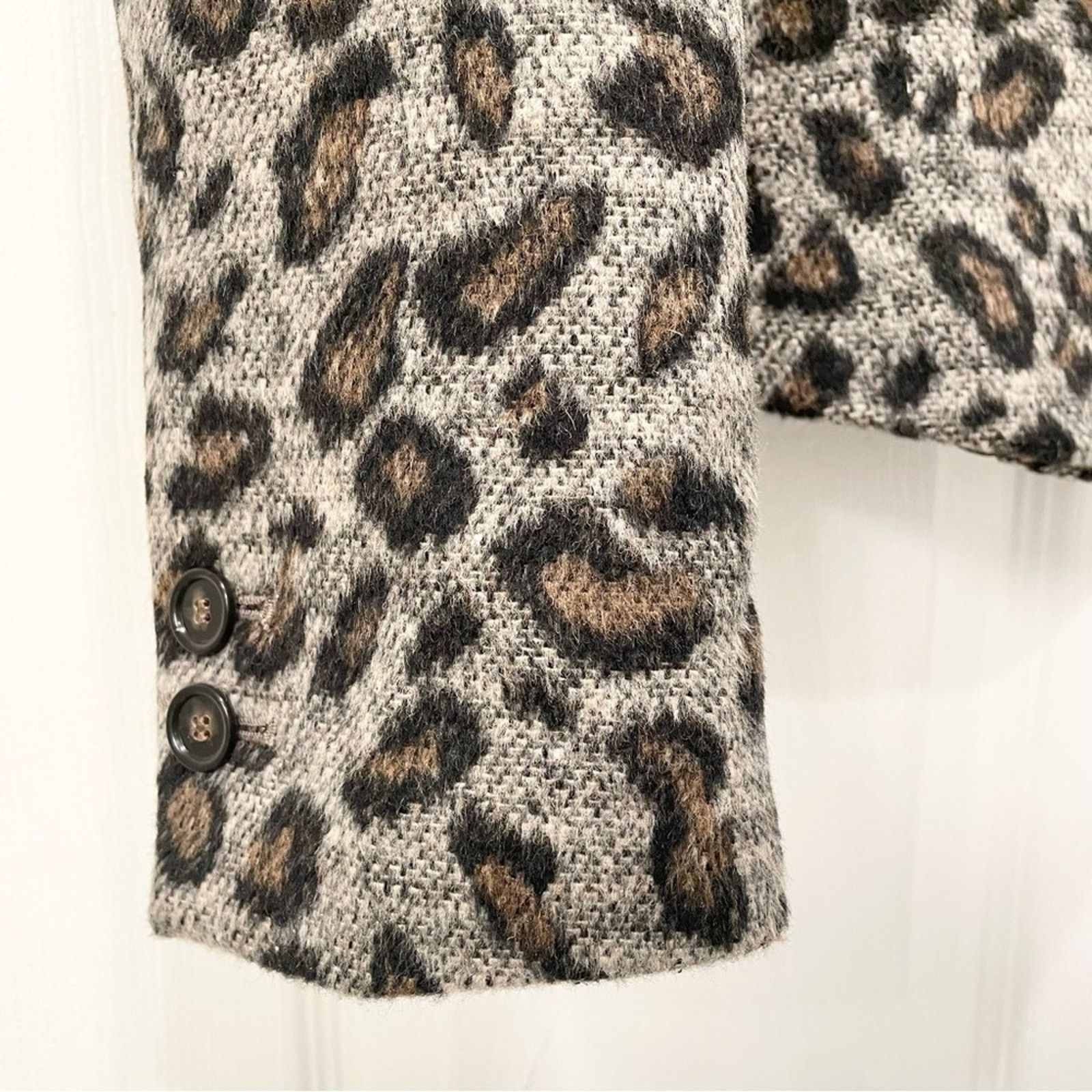 Loft Ann Taylor LOFT Leopard Print Blazer XS Size XS / US 0-2 / IT 36-38 - 9 Thumbnail