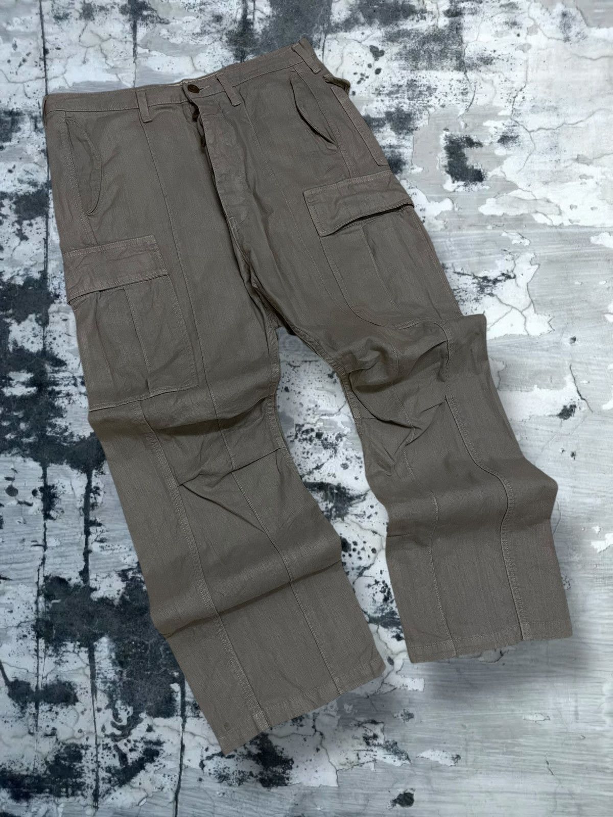 Japanese Brand Vintage 1990s Japan Designer Slowgun Tactical Cargo Pant Size US 30 / EU 46 - 2 Thumbnail